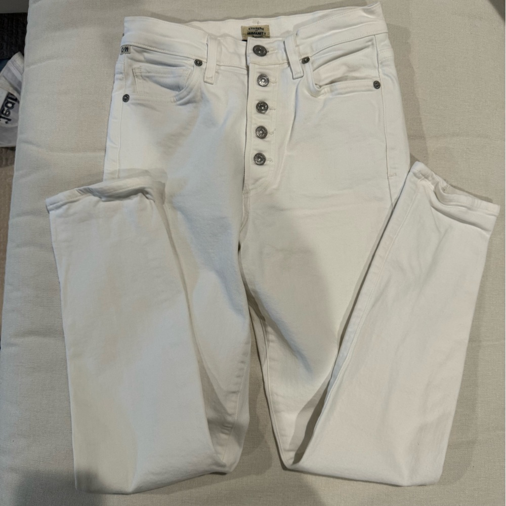 Citizens of Humanity white button up jeans